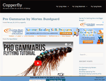 Tablet Screenshot of copperfly.net
